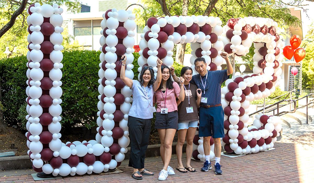 SPU family during 2020 move-in day